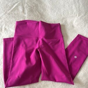 Lululemon Magenta Leggings